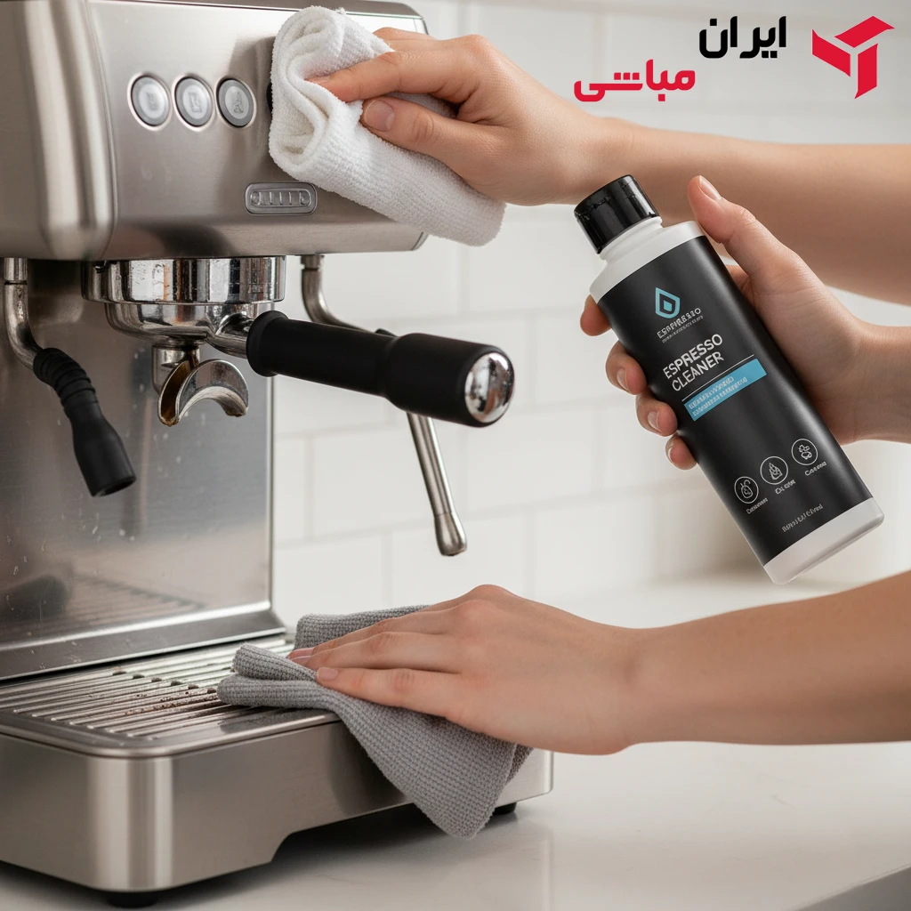 نگهداری و تمیزکردن اسپرسوساز مباشی